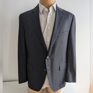 🇨🇦SAMUELSOHN Gray Sport Coat with Notched Lapels and Tailored Fit